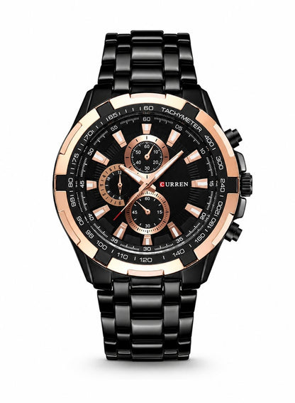 Men's Watch Business Steel Belt Quartz Watch