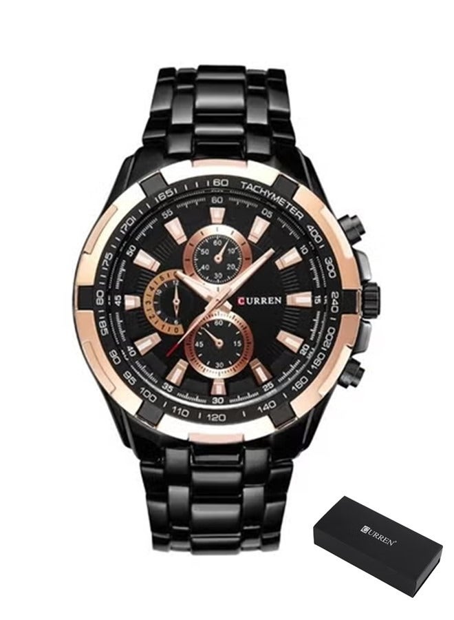 Men's Watch Business Steel Belt Quartz Watch