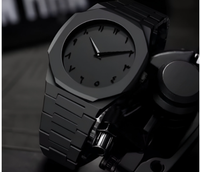 Men Stainless Steel Arabic Watch - KSA