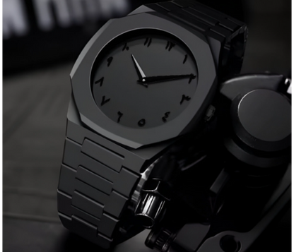 Men Stainless Steel Arabic Watch - KSA
