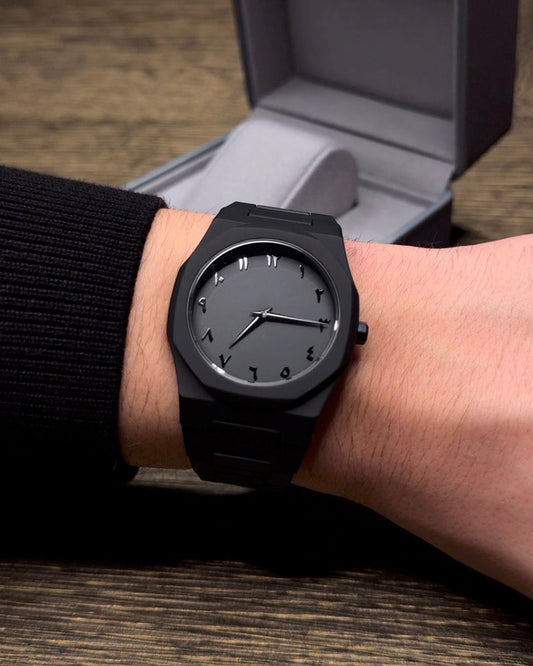 Men Stainless Steel Arabic Watch - KSA