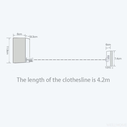 Telescopic Clothesline Clothes Drying Rope - UAE